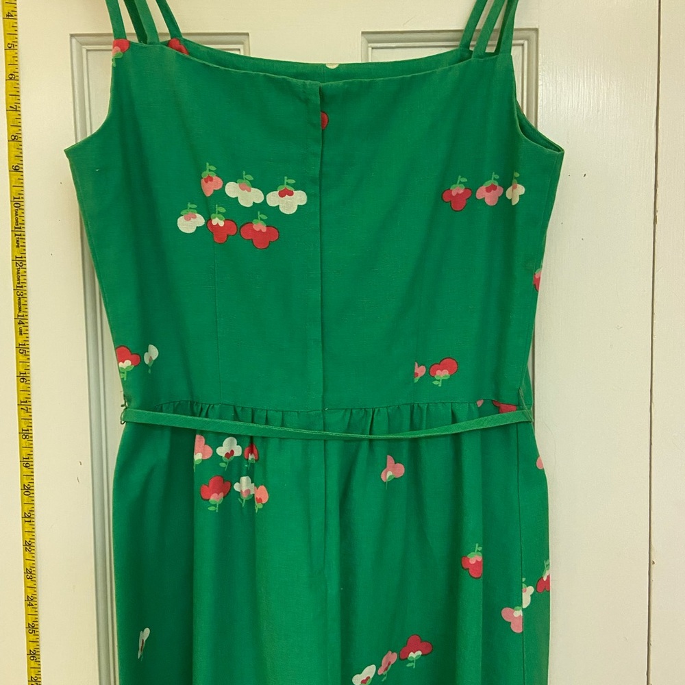 Vintage Green Floral Talbots dress - Picture 8 of 11
